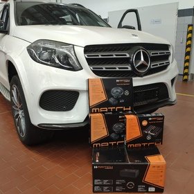 Установка комплекта Premium Sound Ultra Plus на Mеrcedes GLS до 2018